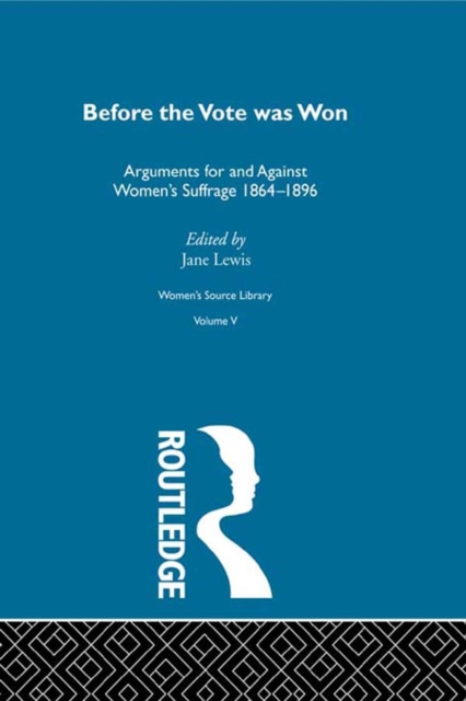 Book Cover for Before the Vote was Won by Jane Lewis