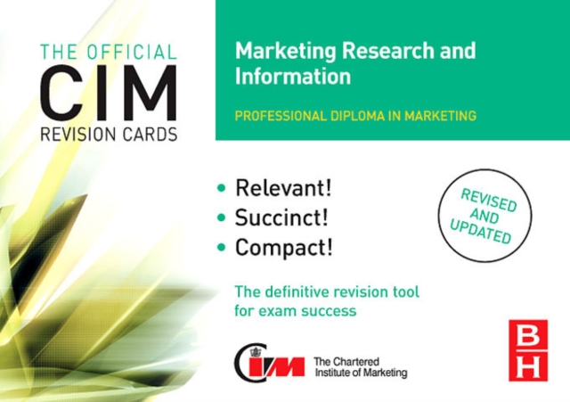 Book Cover for CIM Revision Cards Marketing Research and Information by John Williams