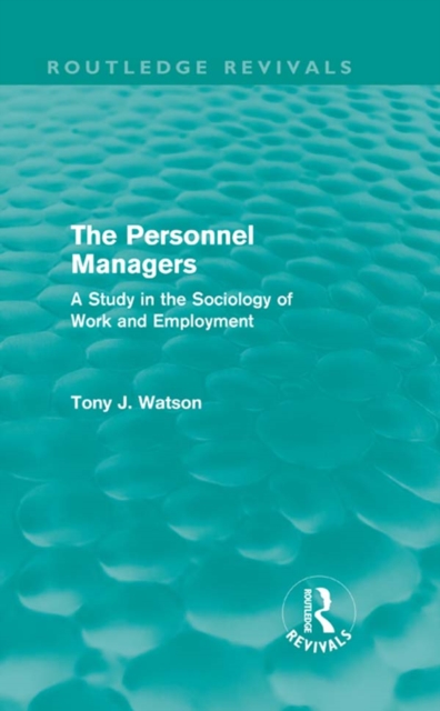 Book Cover for Personnel Managers (Routledge Revivals) by Tony Watson