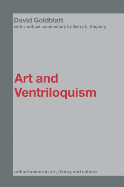 Book Cover for Art and Ventriloquism by David Goldblatt