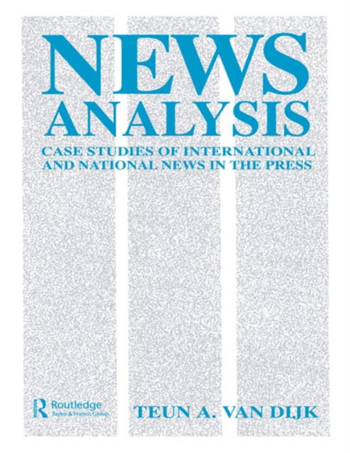 Book Cover for News Analysis by Dijk, Teun A. van