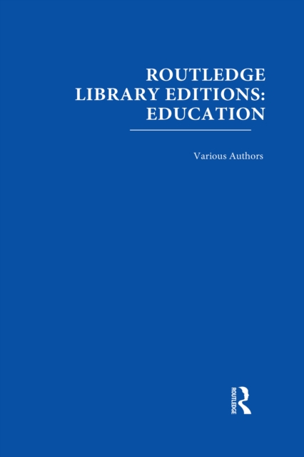 Book Cover for Routledge Library Editions: Education Mini-Set E: Educational Psychology 10 vol set by Various