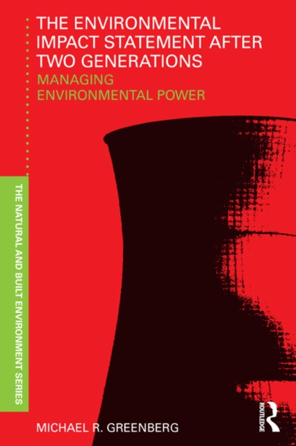 Book Cover for Environmental Impact Statement After Two Generations by Michael R. Greenberg