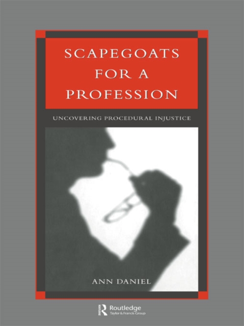 Book Cover for Scapegoats for a Profession by Daniel