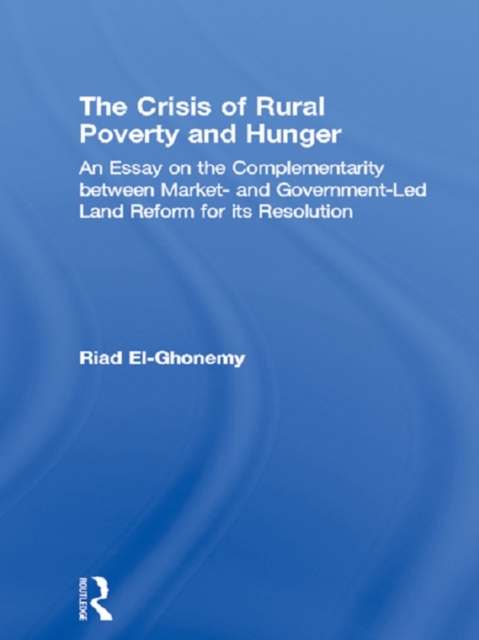 Book Cover for Crisis of Rural Poverty and Hunger by M. Riad El-Ghonemy