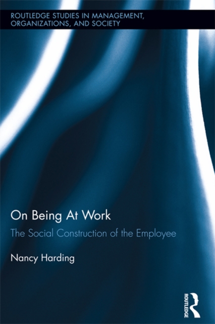 Book Cover for On Being At Work by Nancy Harding