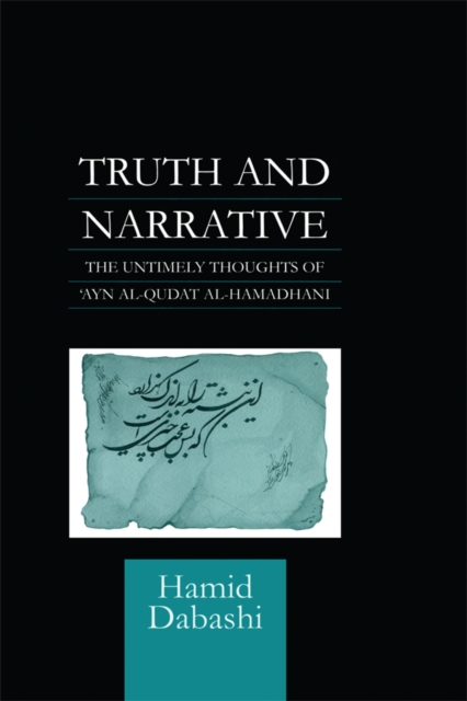 Book Cover for Truth and Narrative by Hamid Dabashi