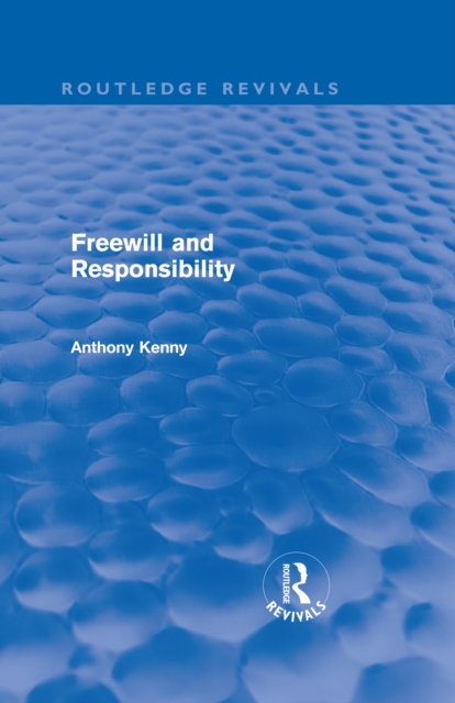 Book Cover for Freewill and Responsibility (Routledge Revivals) by Kenny, Anthony