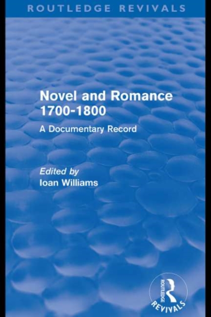 Book Cover for Novel and Romance 1700-1800 (Routledge Revivals) by Williams, Ioan