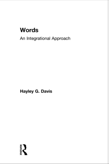 Book Cover for Words - An Integrational Approach by Davis, Hayley G.