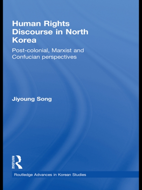 Book Cover for Human Rights Discourse in North Korea by Jiyoung Song