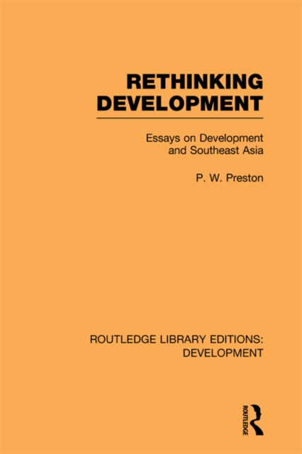 Book Cover for Rethinking Development by Preston, Peter