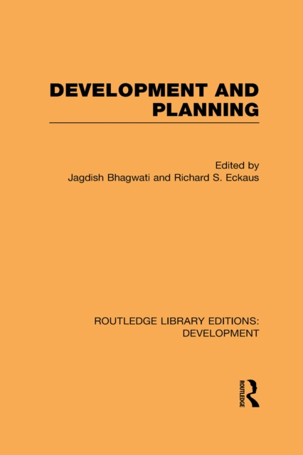 Book Cover for Routledge Library Editions: Development Mini-Set I: Planning and Development by Various Authors
