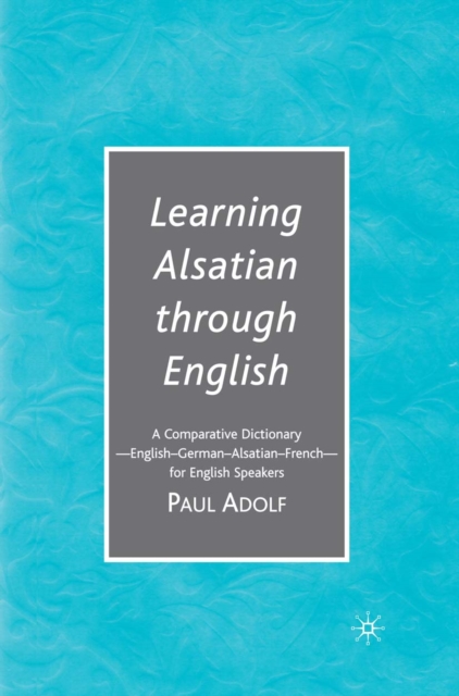 Book Cover for Learning Alsatian through English by NA NA