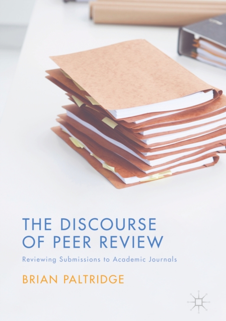 Book Cover for Discourse of Peer Review by Brian Paltridge