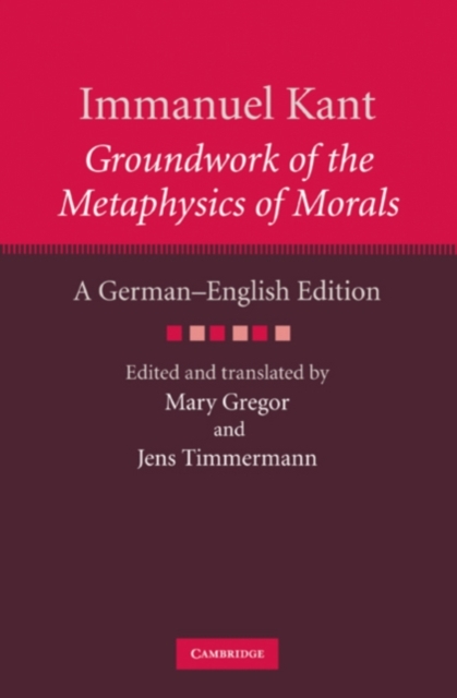 Book Cover for Immanuel Kant: Groundwork of the Metaphysics of Morals by Immanuel Kant