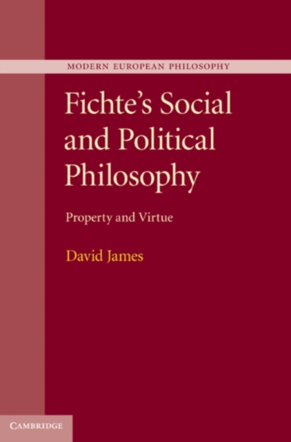 Book Cover for Fichte's Social and Political Philosophy by David James