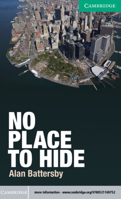 Book Cover for No Place to Hide Level 3 Lower-intermediate by Alan Battersby