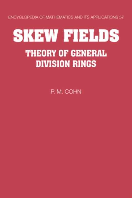 Book Cover for Skew Fields by P. M. Cohn