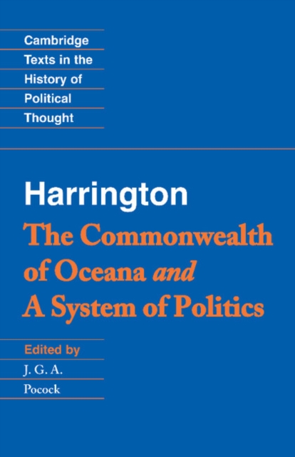 Book Cover for Harrington: 'The Commonwealth of Oceana' and 'A System of Politics' by James Harrington