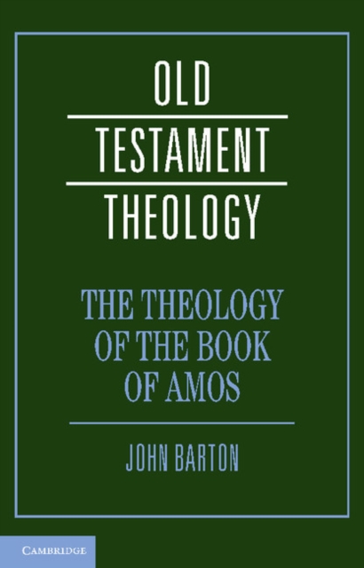 Book Cover for Theology of the Book of Amos by John Barton