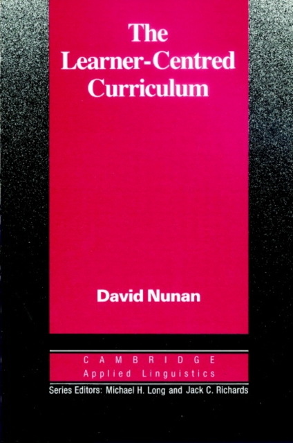 Book Cover for Learner-Centred Curriculum by David Nunan