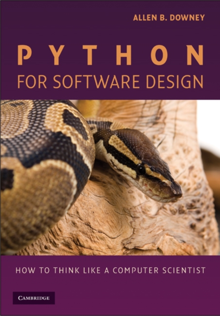 Book Cover for Python for Software Design by Allen B. Downey