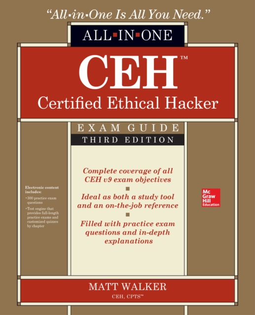 Book Cover for CEH Certified Ethical Hacker All-in-One Exam Guide, Third Edition by Matt Walker