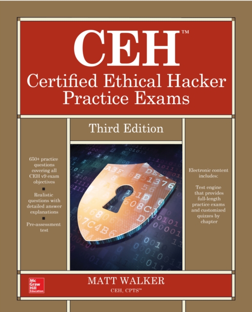 Book Cover for CEH Certified Ethical Hacker Practice Exams, Third Edition by Matt Walker