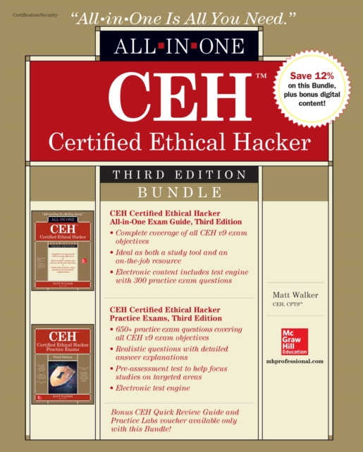 Book Cover for CEH Certified Ethical Hacker Bundle, Third Edition by Matt Walker