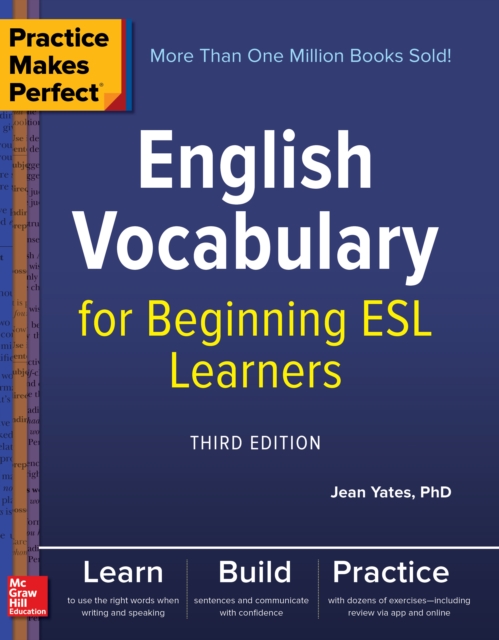 Book Cover for Practice Makes Perfect: English Vocabulary for Beginning ESL Learners, Third Edition by Jean Yates