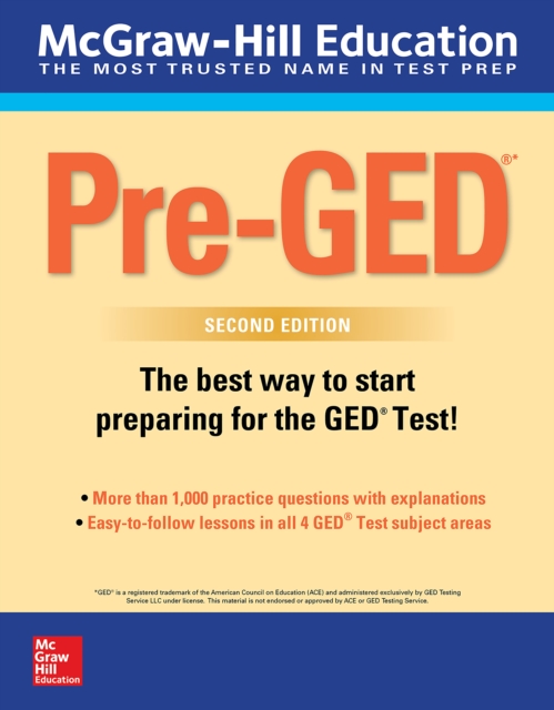 Book Cover for McGraw-Hill Education Pre-GED with Downloadable Tests, Second Edition by McGraw Hill