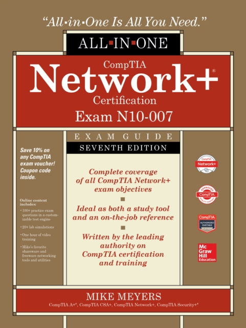 Book Cover for CompTIA Network+ Certification All-in-One Exam Guide, Seventh Edition (Exam N10-007) by Meyers, Mike