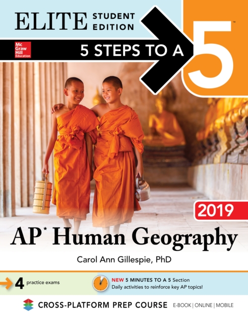 Book Cover for 5 Steps to a 5: AP Human Geography 2019 Elite Student Edition by Gillespie, Carol Ann