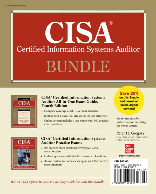 Book Cover for CISA Certified Information Systems Auditor Bundle by Gregory, Peter H.