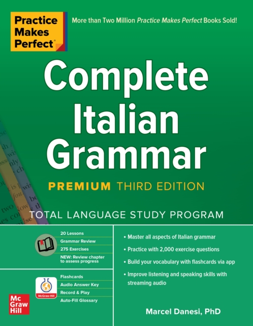 Book Cover for Practice Makes Perfect: Complete Italian Grammar, Premium Third Edition by Marcel Danesi