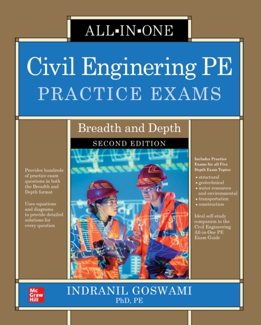 Book Cover for Civil Engineering PE Practice Exams: Breadth and Depth, Second Edition by Goswami, Indranil