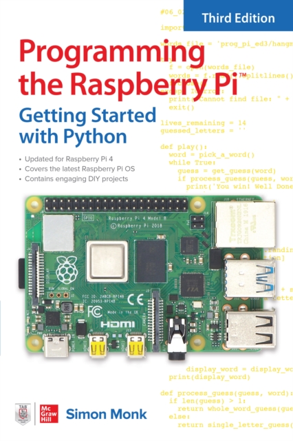 Book Cover for Programming the Raspberry Pi, Third Edition: Getting Started with Python by Simon Monk