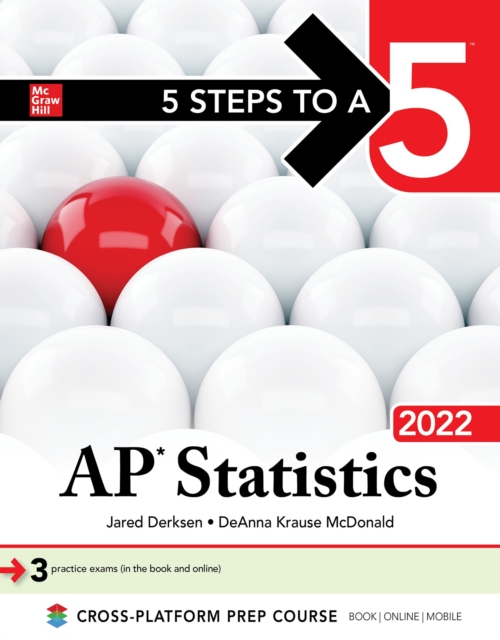 Book Cover for 5 Steps to a 5: AP Statistics 2022 by Derksen, Jared|McDonald, DeAnna Krause