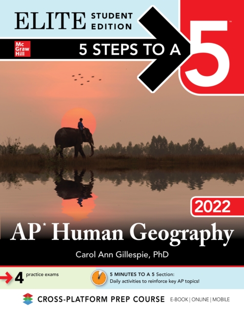 Book Cover for 5 Steps to a 5: AP Human Geography 2022 Elite Student Edition by Gillespie, Carol Ann