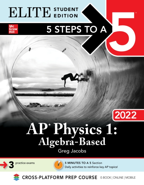 Book Cover for 5 Steps to a 5: AP Physics 1 Algebra-Based 2022 Elite Student Edition by Greg Jacobs