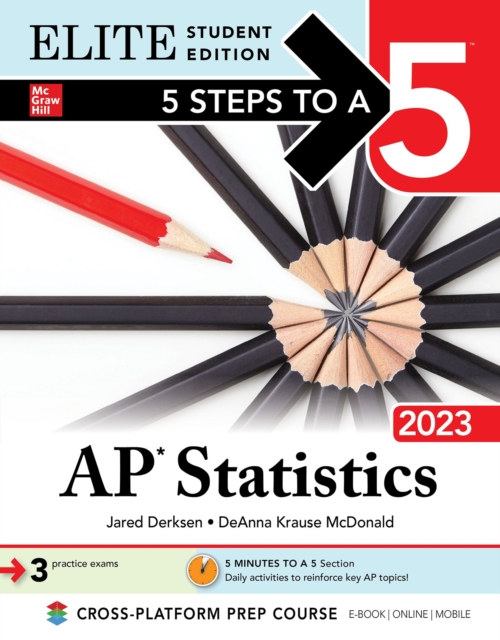 Book Cover for 5 Steps to a 5: AP Statistics 2023 Elite Student Edition by Derksen, Jared|McDonald, DeAnna Krause