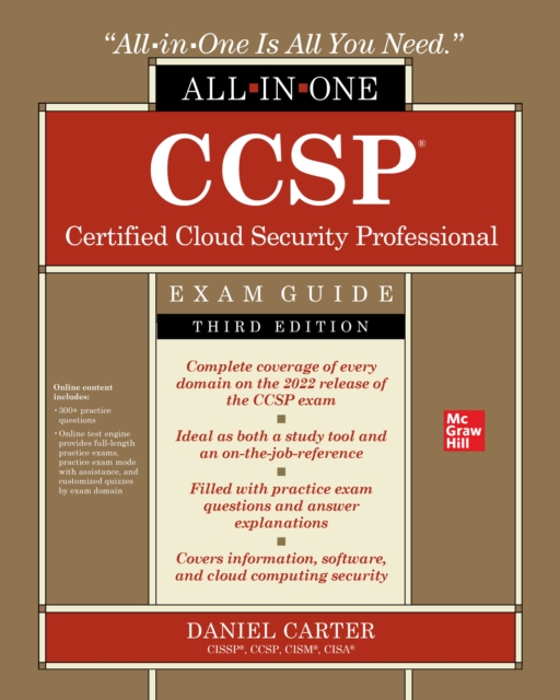 Book Cover for CCSP Certified Cloud Security Professional All-in-One Exam Guide, Third Edition by Carter, Daniel