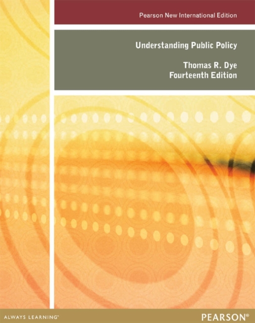 Book Cover for Understanding Public Policy by Thomas R. Dye