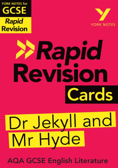 Book Cover for York Notes for AQA GCSE (9-1) Rapid Revision Cards: The Strange Case of Dr Jekyll and Mr Hyde eBook Edition by Anne Rooney