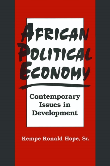 Book Cover for African Political Economy by Sr. Kempe Ronald Hope