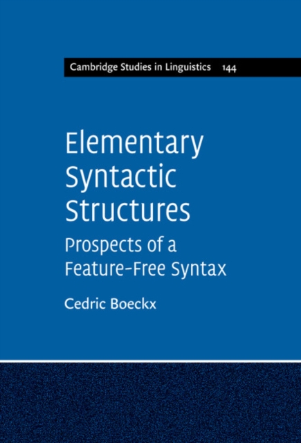 Book Cover for Elementary Syntactic Structures by Cedric Boeckx