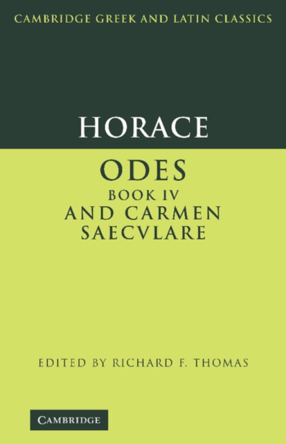 Book Cover for Horace: Odes IV and Carmen Saeculare by Horace