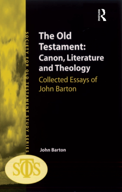 Book Cover for Old Testament: Canon, Literature and Theology by John Barton