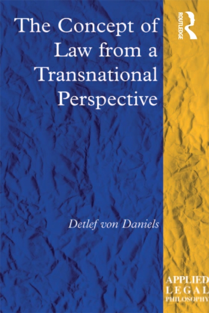 Book Cover for Concept of Law from a Transnational Perspective by Detlef von Daniels